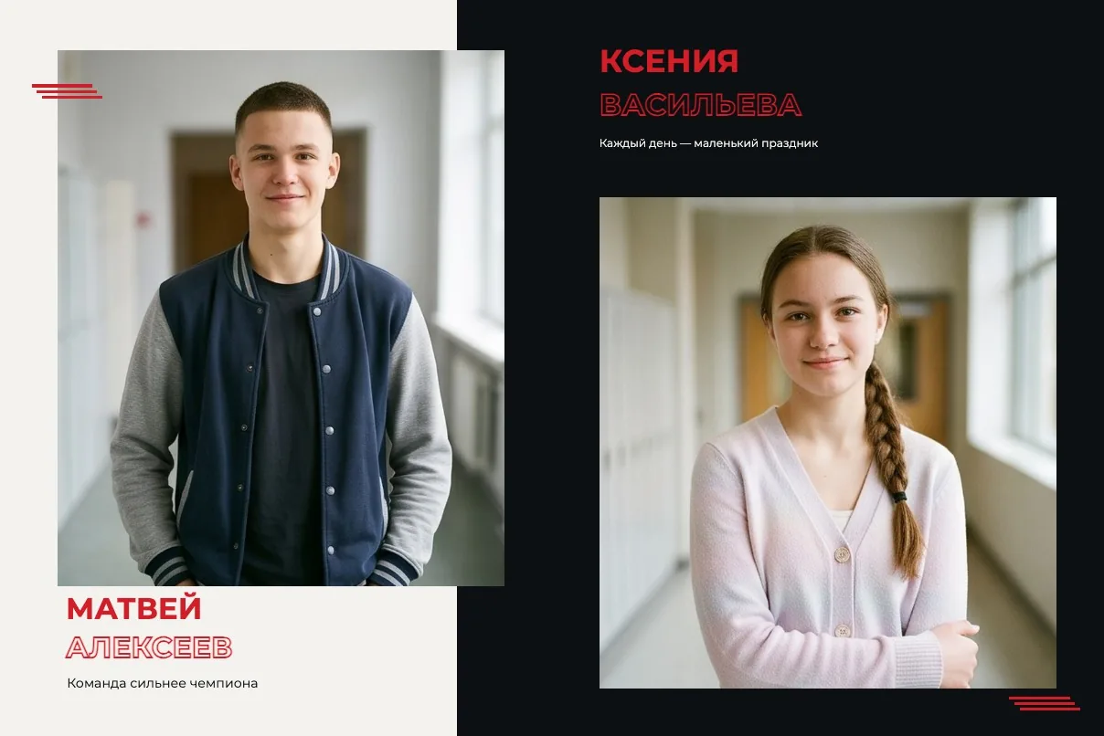 Ученики · разворот 8