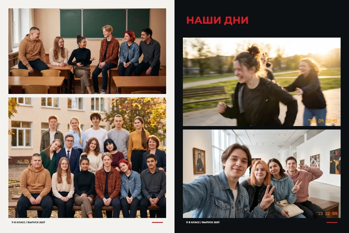 Общие фотографии · разворот 3